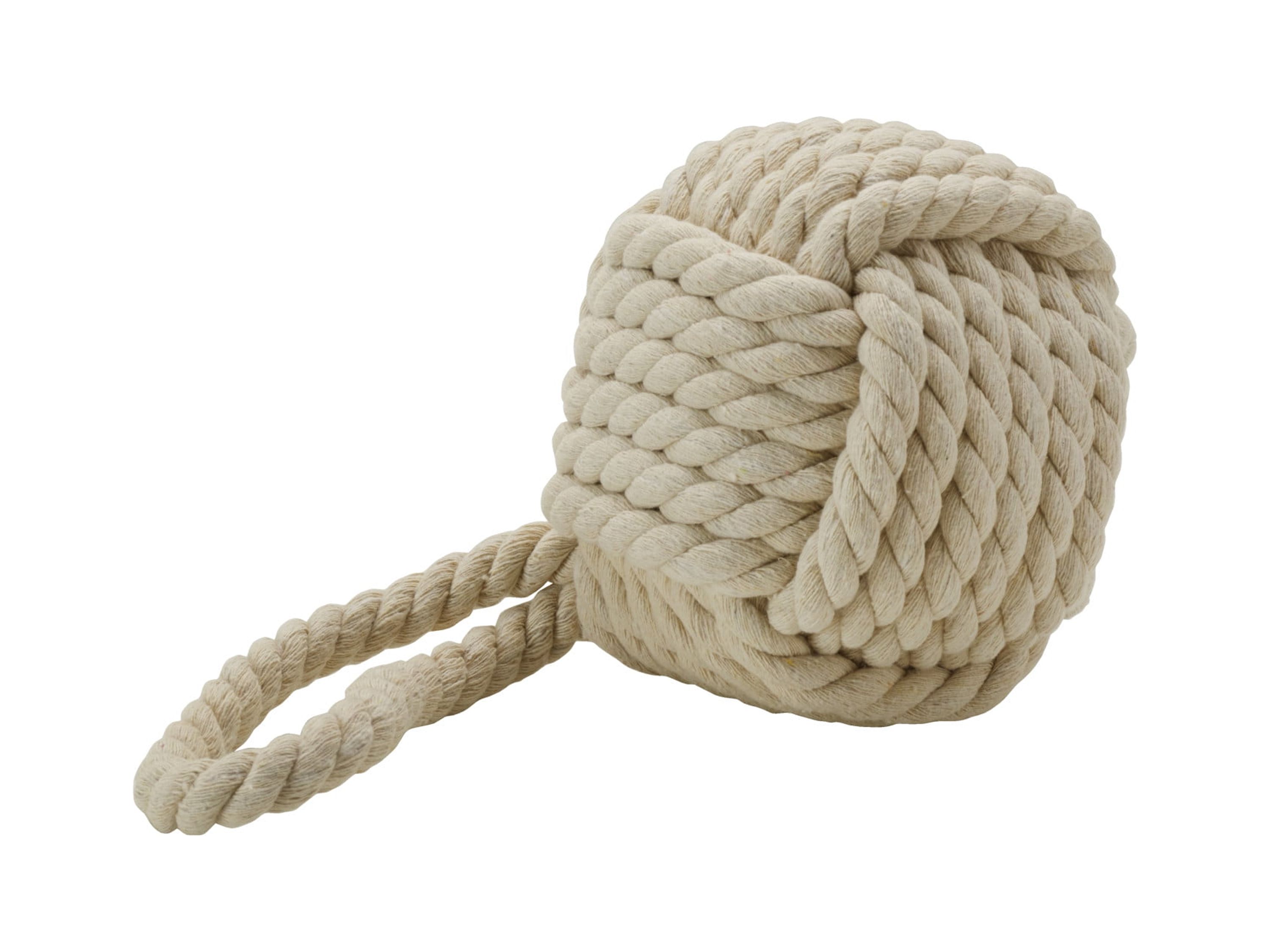 Elements 6inch Polyester Rope Ball Door Stopper