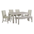 thumbnail image 1 of Picket House Furnishings Holmes 6PC Standard Height Dining Set in White, 1 of 16