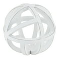 thumbnail image 1 of Elements 7.68 inch Open Weave Decorative Orb, White, 1 of 6