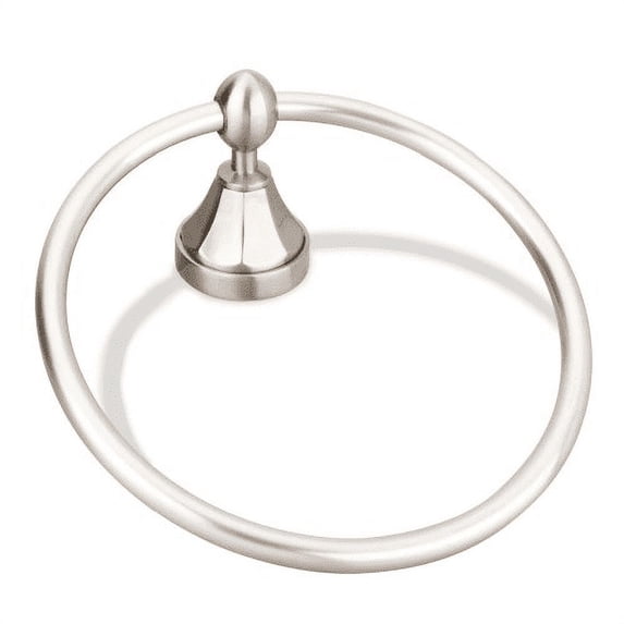 Elements BHE3-06SN Transitional Towel Ring, Satin Nickel