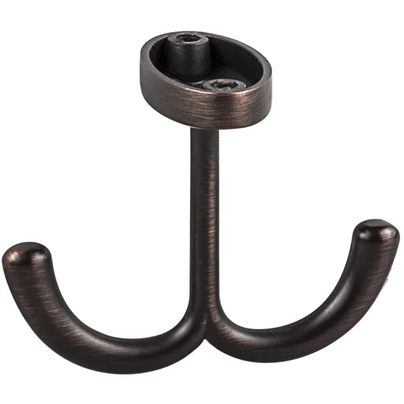 Elements Ceiling Double Hook, Brushed Oil Rubbed Bronze