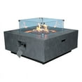 thumbnail image 1 of Elements Fire Pit Square. Natural Gas. With glass and cover., 1 of 3