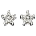 thumbnail image 1 of Elements Gold Diamond Star Stud Earrings - White Gold, 1 of 1