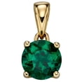 thumbnail image 1 of Elements Gold May Birthstone Pendant - Green/Gold, 1 of 1
