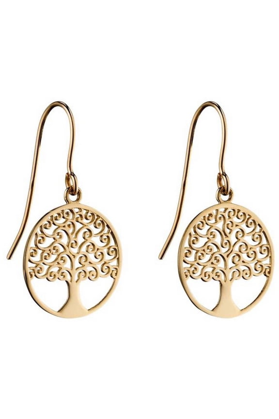 Tree Of Life Earrings - Gold
