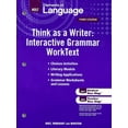 thumbnail image 1 of Pre-Owned Elements of Language: Think as a Writer Interactive Writing Worktext (Paperback) 0030995620 9780030995620, 1 of 1