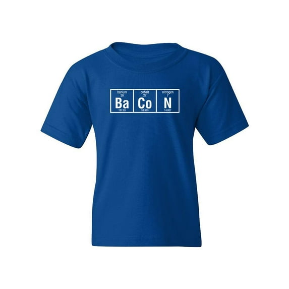Elements Of Bacon T-Shirt Juniors -Smartprints Designs, x-Small