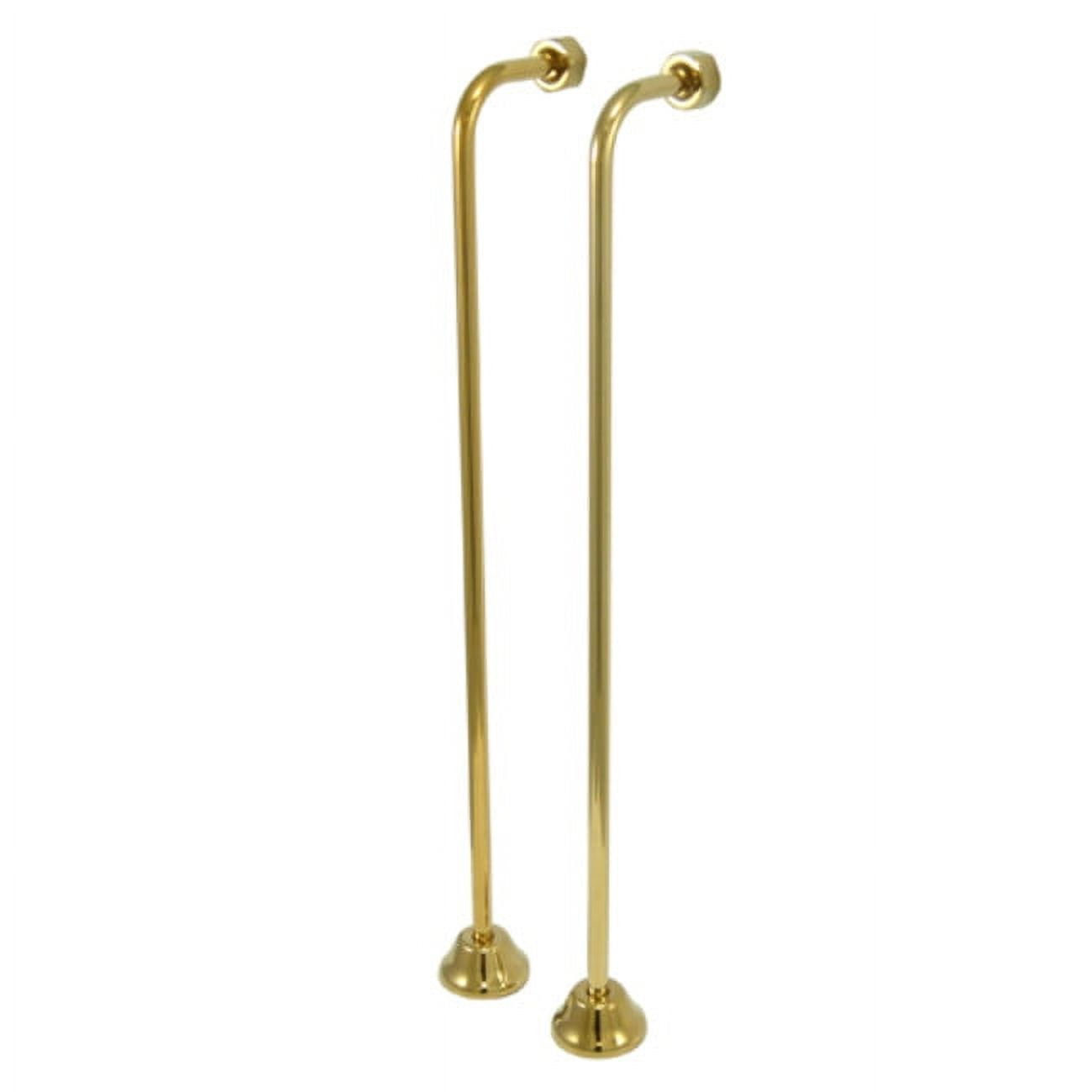 Polished Brass Single Offset Bath Supply Line