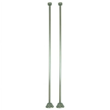 Elements Of Design Ds481 Straight Water Supply Lines - Chrome
