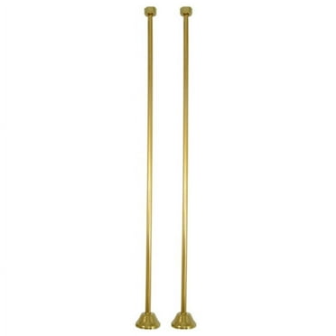Elements Of Design Ds482 Straight Water Supply Lines - Brass