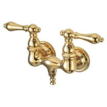 Elements Of Design Dt0315cl Double Handle Wall Mounted Clawfoot Tub Filler - Bronze