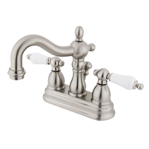 Elements Of Design Eb1608pl Double Handle 4" Centerset Bathroom Faucet - Nickel