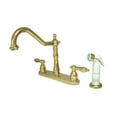 thumbnail image 1 of Elements Of Design Eb1792al New Orleans Double Handle Kitchen Faucet - Brass, 1 of 1