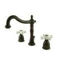 thumbnail image 1 of Elements Of Design Eb1795px New Orleans Double Handle 8" To 14" Widespread Kitchen Faucet, 1 of 2