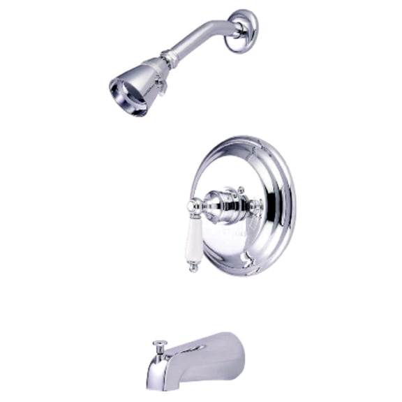 Elements Of Design Eb3631pl Single Handle Tub And Shower Trim - Chrome