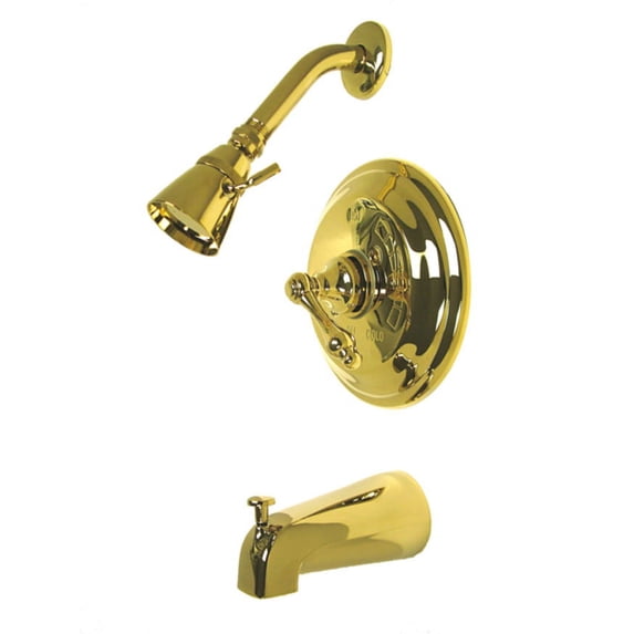 Elements Of Design EB3632AL Single Handle Tub And Shower Trim - Brass