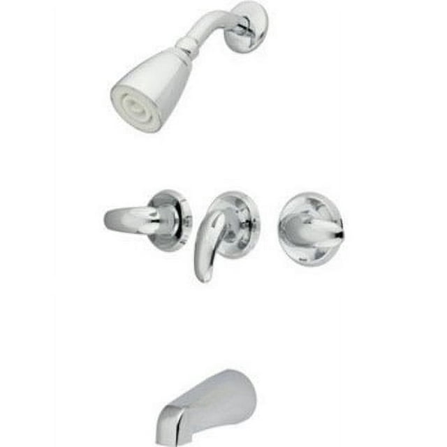 Elements Of Design Eb623.Ll Tub And Shower Package - Chrome