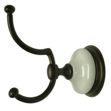 Elements Of Design Eba1117orb Hot Springs Double Robe Hook - Bronze