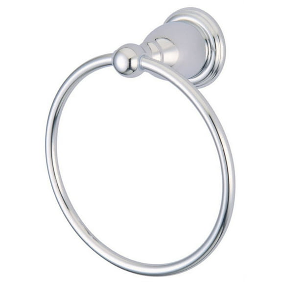 Elements Of Design Eba1754c 6" Towel Ring From The New Orleans Collection - Chrome