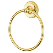 Elements Of Design Eba314pb 6" Towel Ring From The Petosky Collection - Brass