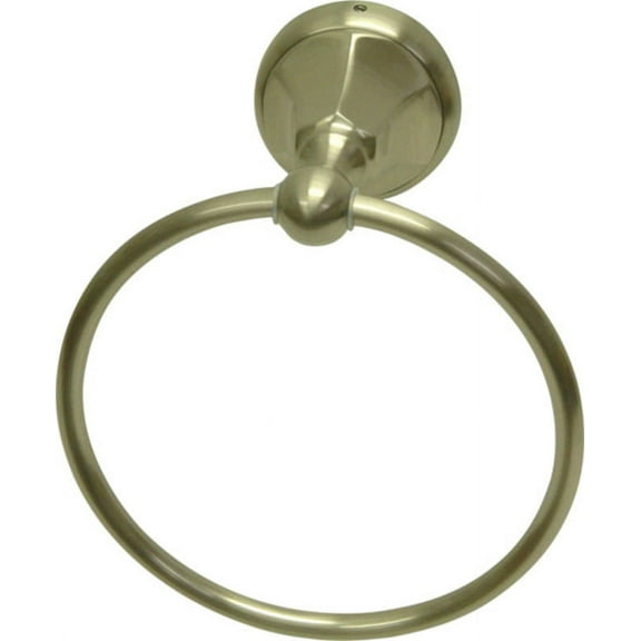 Elements Of Design Eba4814sn 6" Towel Ring From The New York Collection - Nickel