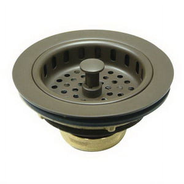 Oil Rubbed Bronze 3.5" Kitchen Sink Drain with Basket
