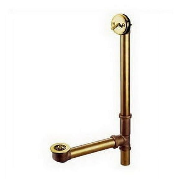 Elements Of Design Edtl116 16" Brass Bathtub Drain - Brass