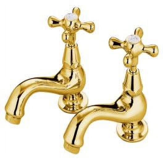 Elements Of Design Es1102ax Double Handle Basin Faucet - Brass