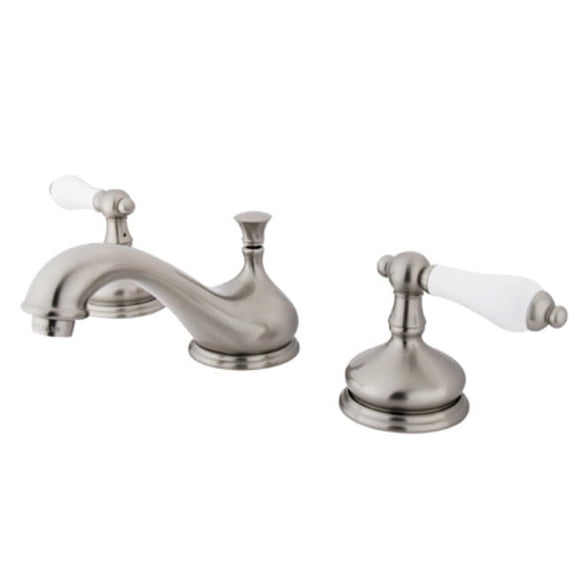 Elements Of Design Es1168pl Double Handle 8" To 16" Widespread Bathroom Faucet - Nickel