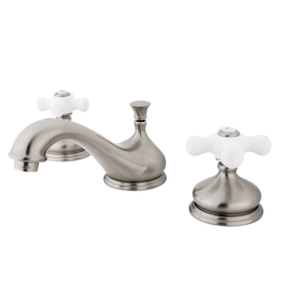Elements Of Design Es1168px Double Handle 8" To 16" Widespread Bathroom Faucet - Nickel