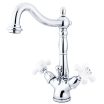 Elements Of Design Es1431px Double Handle 4" Single Hole Bathroom Faucet - Chrome