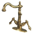 thumbnail image 1 of Elements Of Design ES1432AL Double Handle 4" Single Hole Bathroom Faucet - Brass, 1 of 1