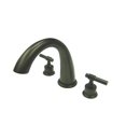 thumbnail image 1 of Elements Of Design ES2365ML Double Handle Widespread Deck Mounted Roman Tub Filler -, 1 of 1
