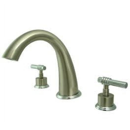 Elements Of Design Es2367ml Double Handle Deck Mounted Roman Tub Filler - Chrome