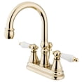 thumbnail image 1 of Elements Of Design Es2612pl Double Handle 4" Centerset Bathroom Faucet - Brass, 1 of 1
