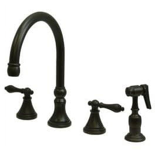 Elements Of Design Es2795al New Orleans Double Handle 8" To 16" Widespread Kitchen Faucet