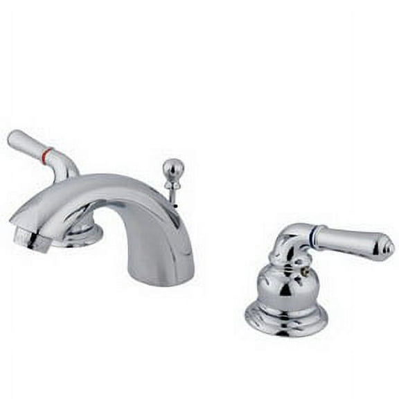 Elements Of Design Es295 Double Handle 4" To 8" Mini Widespread Bathroom Faucet - Chrome