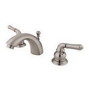 Elements Of Design ES2958 Double Handle 4" To 8" Mini Widespread Bathroom Faucet - Nickel