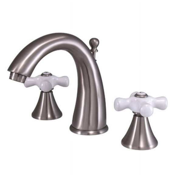 Elements Of Design Es2978px Double Handle 8" To 16" Widespread Bathroom Faucet - Nickel