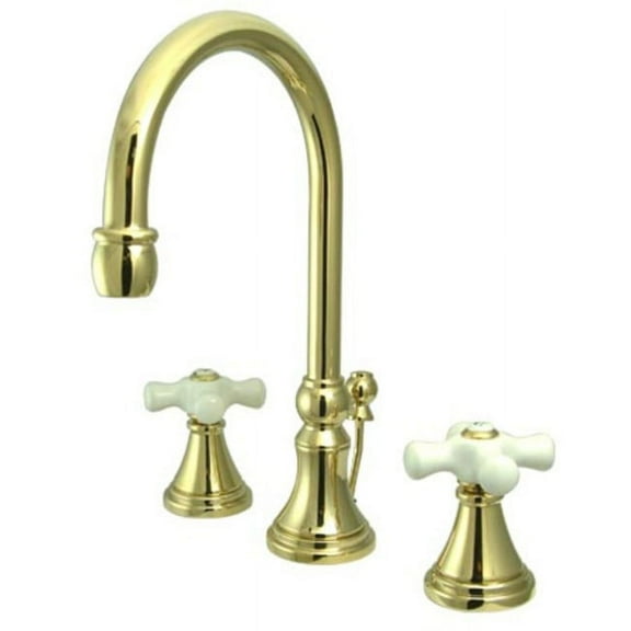 Elements Of Design Es2982px Double Handle 8" To 16" Widespread Bathroom Faucet - Brass