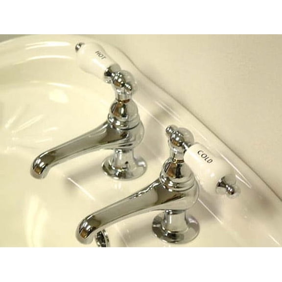 Elements Of Design Es3201pl Double Handle Lavatory Basin Tap - Chrome
