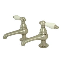 Elements Of Design Es3208pl Double Handle Lavatory Basin Tap - Nickel