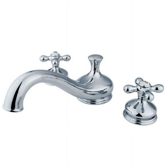 Elements Of Design Es3331ax Double Handle Deck Mounted Roman Tub Filler - Chrome