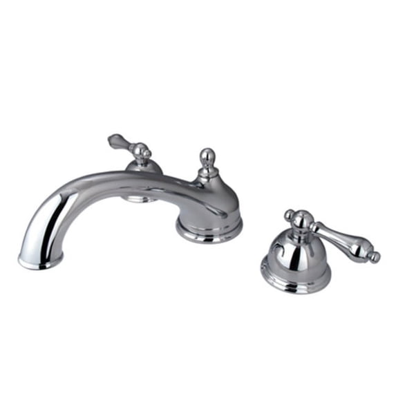 Elements Of Design ES3351AL Double Handle Deck Mounted Roman Tub Filler - Chrome