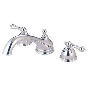 Elements Of Design Es3352pl Double Handle Deck Mounted Roman Tub Filler - Brass