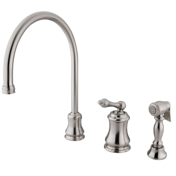 Elements Of Design ES3818ALBS Single Handle Kitchen Faucet - Nickel