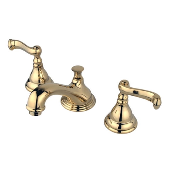 Elements Of Design ES5562FL Double Handle Widespread Bathroom Faucet - Brass