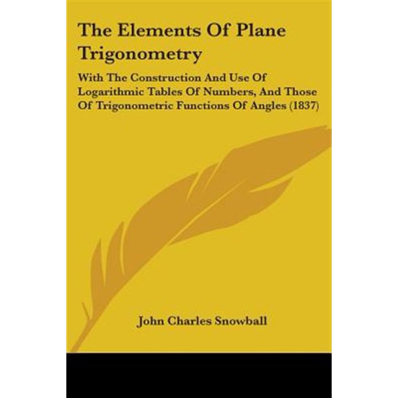 Elements Of Plane Trigonometry