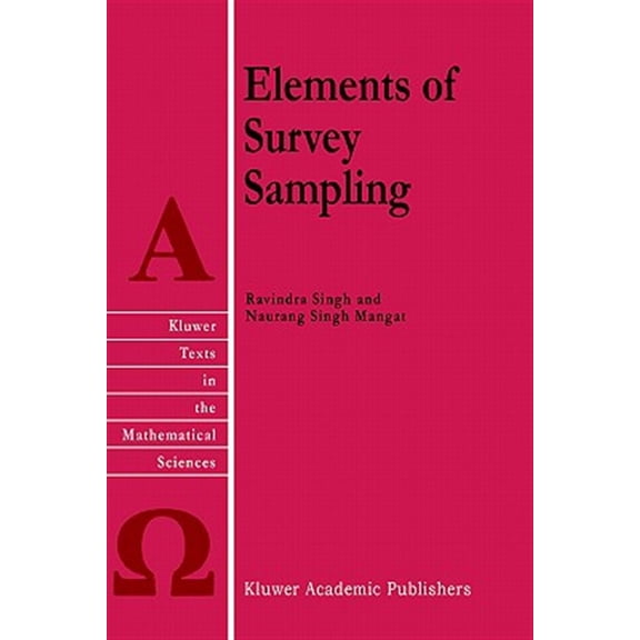 Pre-Owned Elements Of Survey Sampling