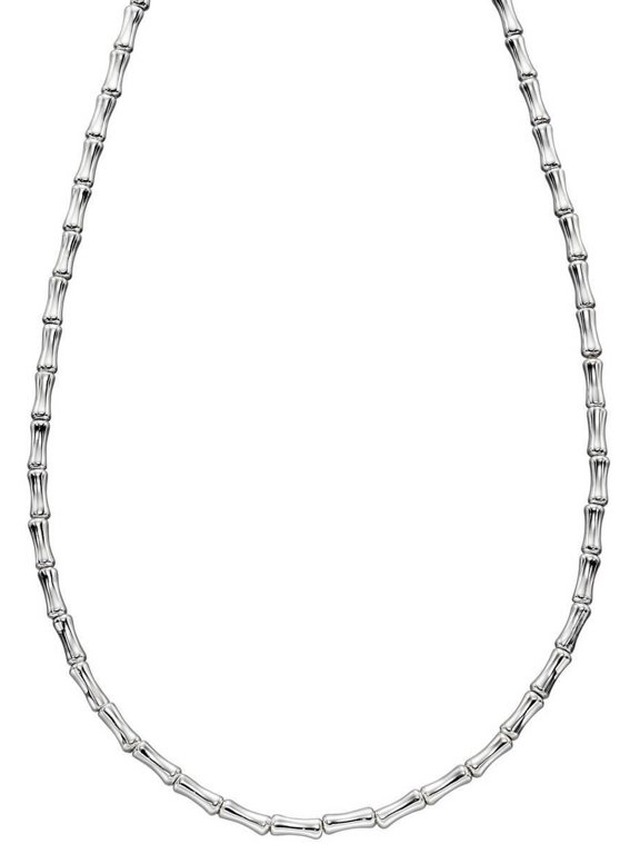 Bamboo Necklace - Silver
